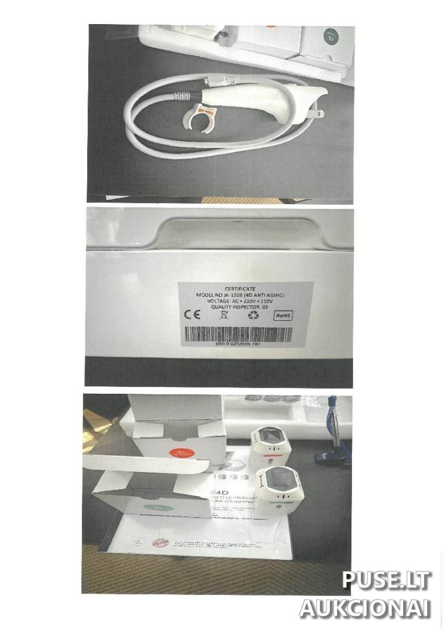 HITECH aparatas (HIFU fokusuotas 3D ultragarsas veidui ir  kūnui su unikalia patentuota 11-os linijų sistema). Modelio Nr.  JK-1508. Kitas turtas 4