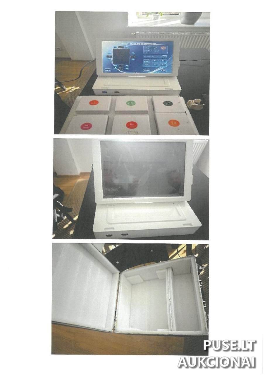HITECH aparatas (HIFU fokusuotas 3D ultragarsas veidui ir  kūnui su unikalia patentuota 11-os linijų sistema). Modelio Nr.  JK-1508. Kitas turtas 5