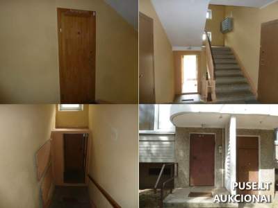 1/2 dalis 3 kambarių buto su rūsiu Vydūno g. 6, Vilniuje, pradinė kaina 46960 EUR