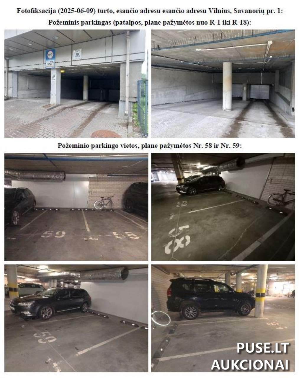 Požeminis parkingas Patalpos/Butai Savanorių pr. 1, 03116 Vilnius, Lithuania 1