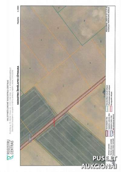 1.96 ha Žemės ūkio paskirties sklypas Joniškio r. Stanelių k. 10160 EUR