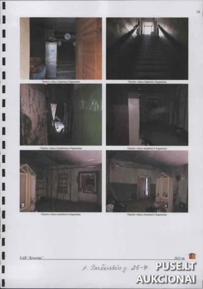 Mažas 1 kambario butas su rūsiu Vilniaus rajone, Raudondvario k., pradinė kaina 2450 EUR