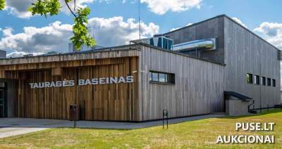 Nuomojamas sporto komplekso pastatas Tauragėje, Vytauto g. 141, pradinė kaina 0 EUR