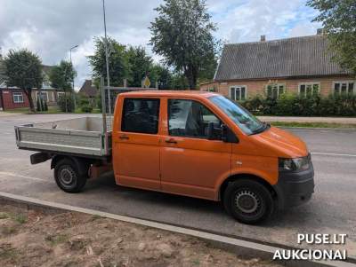 Krovininis automobilis VW T5 Doka 2016 m., pradinė kaina 9000 EUR