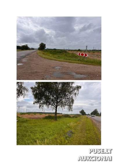 Valstybinės žemės sklypas Raseinių rajone, Paraseinio kaime, Laukų g. 1A, pradinė kaina 8458 EUR