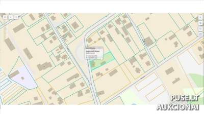 1/4 dalis gyvenamojo namo Radviliškio r., Šiaulėnų mstl., Dvaro g. 13, pradinė kaina 1370 EUR