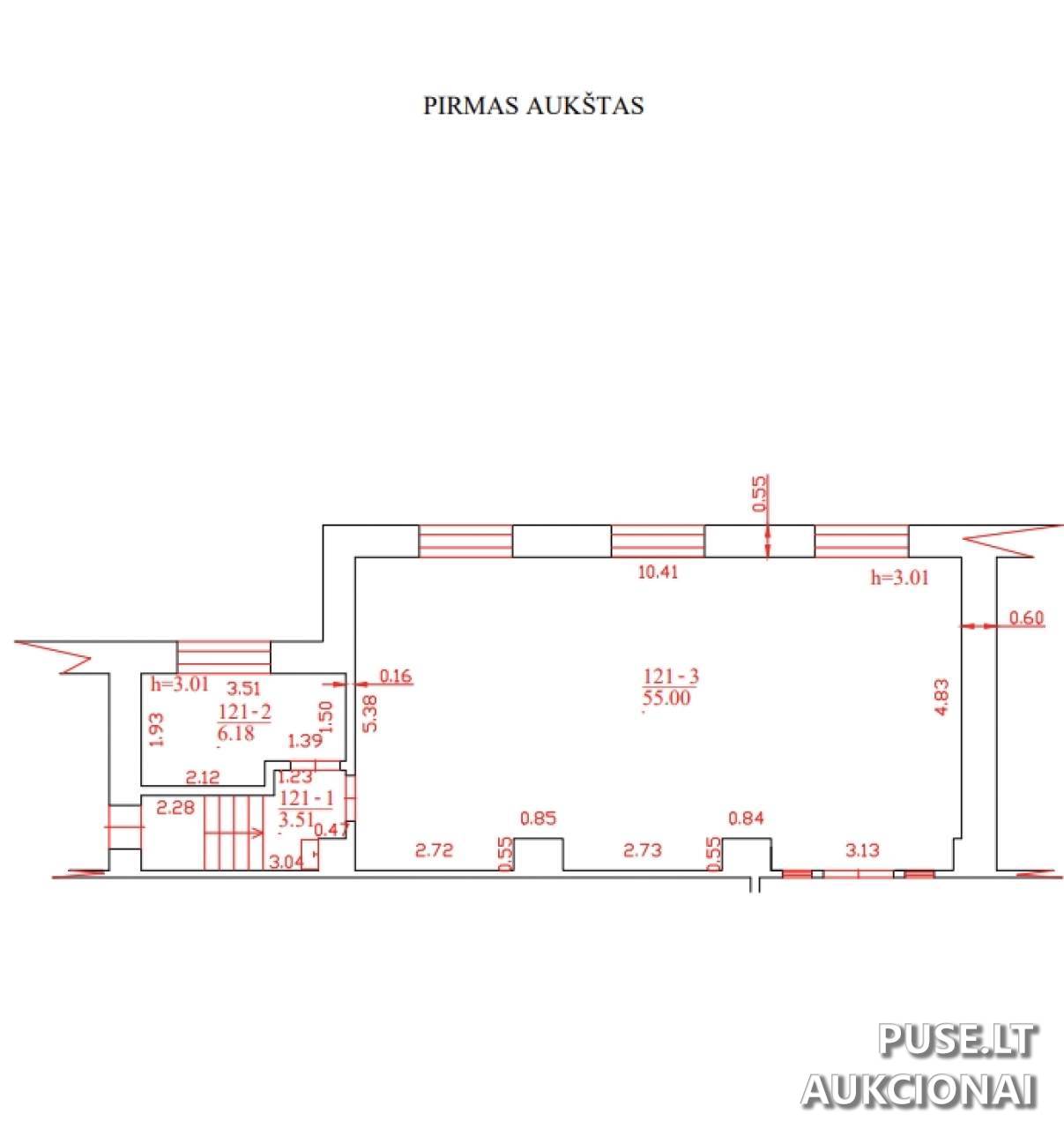 Administracinės patalpos Patalpos/Butai Minijos g. 147, 93188 Klaipėda, Lithuania 1