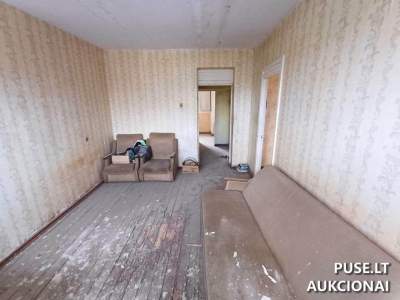 Parduodamas 55.36 kv.m. butas Radviliškio rajone, Linkaičių k., arsenalo g. 5, pradinė kaina 2900 EUR