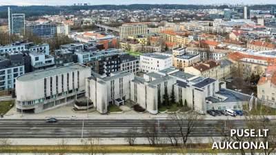 Nuomojamos administracinės patalpos Vilniuje, V. Kudirkos g. 18, pradinė kaina 0 EUR, bendras plotas 850.80 kv.m