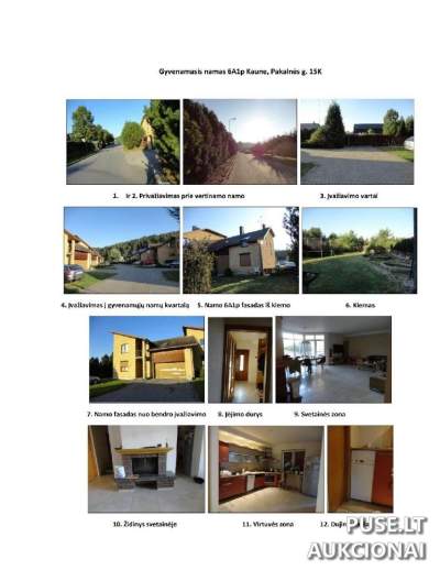 Gyvenamas namas Kaune, Pakalnės g. 15K, 237 kv.m, pradinė kaina 224000 EUR