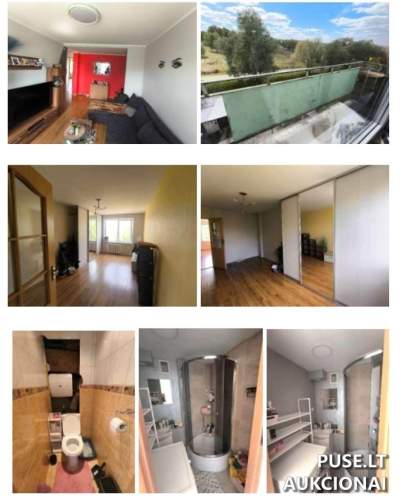 2 kambarių butas Kalvarijoje Suvalkų g. 27, 47 kv.m, pradinė kaina 20000 EUR, antstolių aukcionas