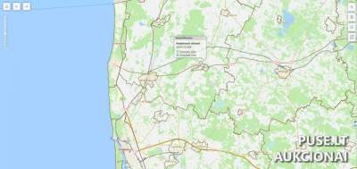 Žemės ūkio paskirties sklypas Kretingos rajone, Gintarų kaime, pradinė kaina 758 EUR, 1.99 ha