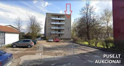 Greitas 1/1 dalies buto aukcionas Plungė A. Vaišvilos g. 33, pradinė kaina 3200 EUR