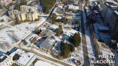 Valstybinis žemės sklypas Varėnos mieste, Laisvės g. 27, pradinė kaina 696 EUR