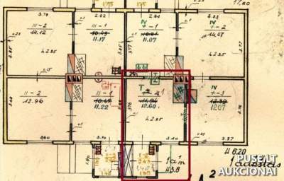 Mažo ploto 15.03 kv.m. 1/1 dalis buto su rūsiu Kaune, Kranto 5-oji g. pradinė kaina 8100 EUR