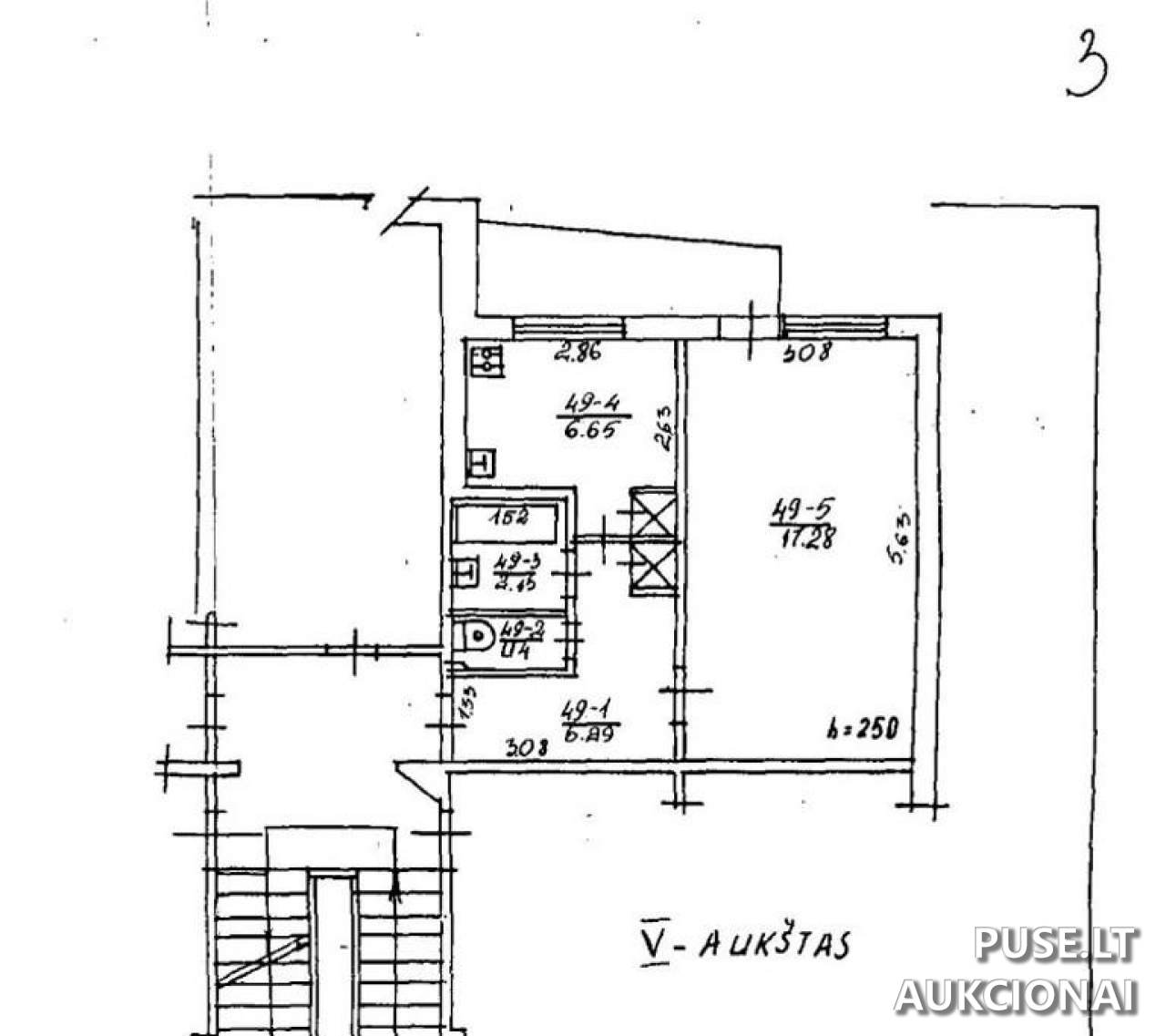 Butas Patalpos/Butai Gegužių g. 47, 78325 Šiauliai, Lithuania 1