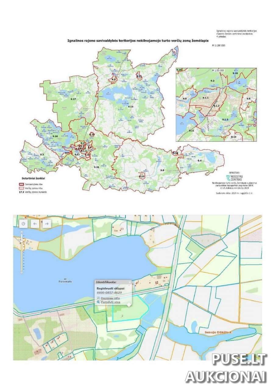 Žemės sklypas Sklypai Dūkštas, Ignalina District Municipality, Lithuania 3