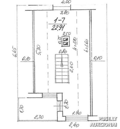 Sodo namelis su 0.06 ha sklypu Vilniaus rajone, Akmeniškių k., kaina nuo 43900 EUR, galimybė įsigyti aukcione