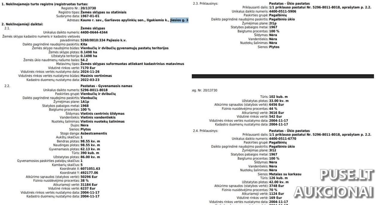 Gyvenamasis namas Pastatai Jiesios g. 3, 53288 Ilgakiemis, Lithuania 3