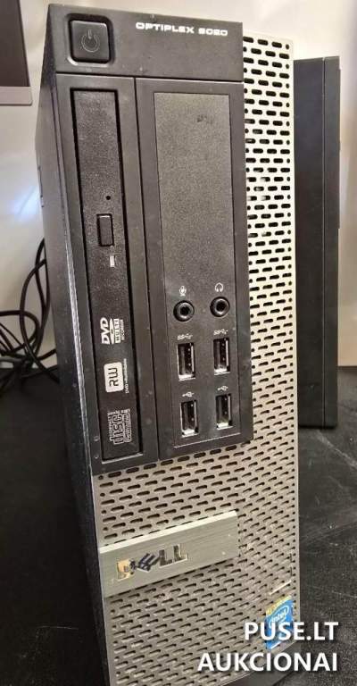11 vnt. kompiuterių Optiplex 9020SFF parduodami aukcione nuo 560 EUR