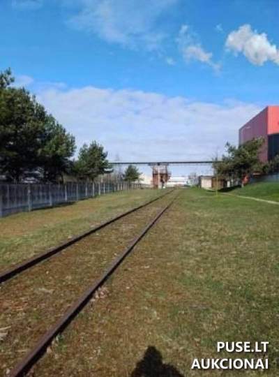 Privažiuojamasis geležinkelio kelias Šiauliuose, pradinė kaina 28200 EUR, parduoda AB "LTG Cargo"
