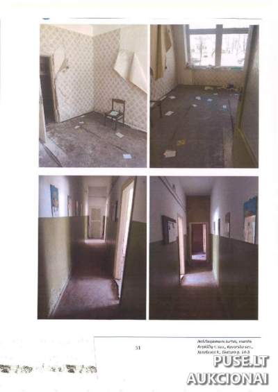 Medicinos paskirties patalpos Anykščių rajone, Janušavos k., Gintaro g. 14-3, pradinė kaina 784 EUR