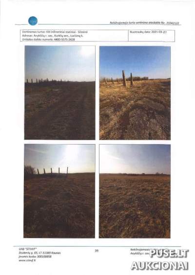 Parduodama kitiems statiniams priskirta silosinė Anykščių rajone, Luciūnų kaime, 394 EUR pradine kaina