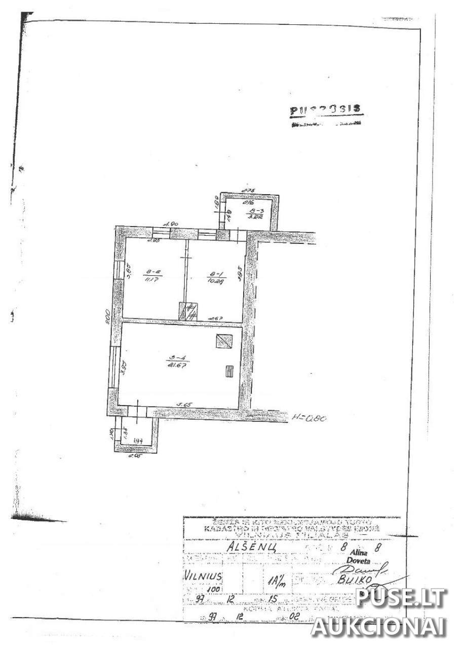 Butas Patalpos/Butai Alšėnų g. 8, 02165 Vilnius, Lithuania 1