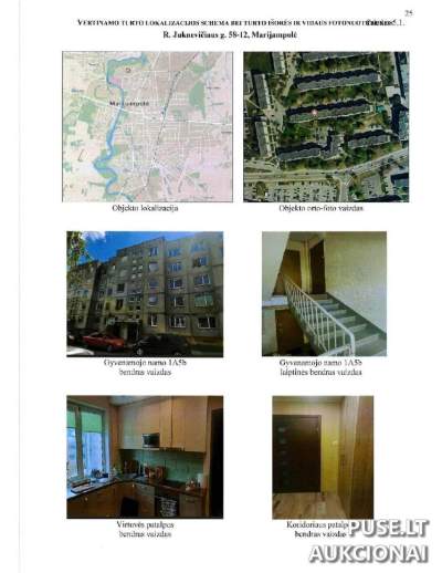 Dviejų kambarių butas Marijampolėje, R. Juknevičiaus g. 58, 43200 EUR, 50.36 kv.m