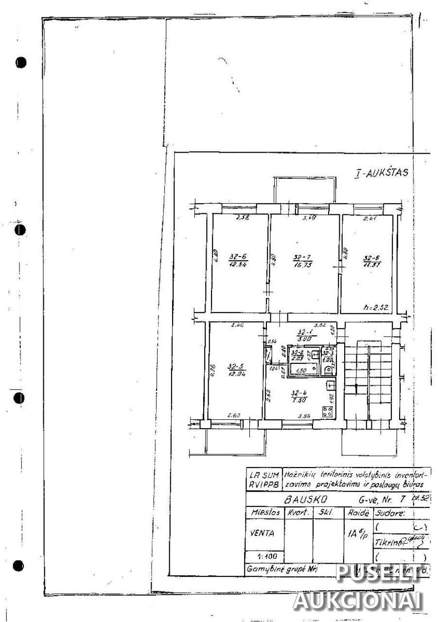 Butas Patalpos/Butai Bausko g. 7, 85330 Venta, Lithuania 1