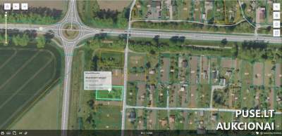 Žemės ūkio paskirties sklypas Joniškyje, Elnių tak. 7, pradinė kaina 2400 EUR