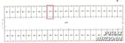Garažo boksas Vilniuje, Dariaus ir Girėno g. 22, pradinė kaina 6867 EUR