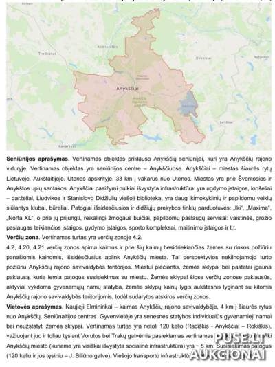 Gyvenamasis namas Anykščių rajone, Naujųjų Elmininkų k., su ūkiniu pastatu ir garažu - pradinė kaina 73040 EUR