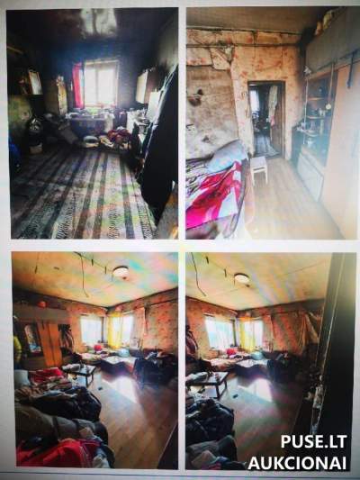 Parduodamas 55.97 kv.m butas Kauno rajone, Panevėžiuko k. su krosniniu šildymu, pradinė kaina 13100 EUR