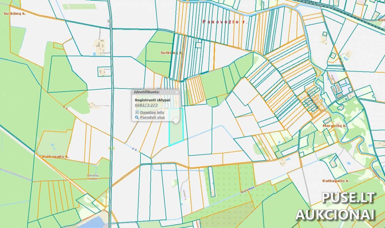 Žemės sklypas Sklypai Panevėžys District Municipality, Lithuania 1
