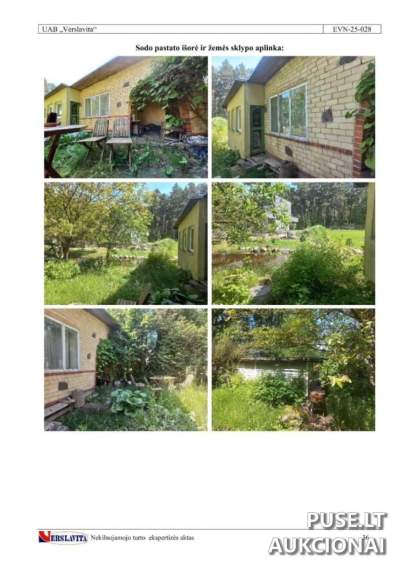 Žemės sklypas Vilniuje, Talkos Sodų 1-oji g. 41, pradinė kaina 40000 EUR, su sodo nameliu ir pajūriu