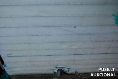 Statybinių plokščių pardavimas aukcione Panevėžyje, 2369 kg už 730 EUR pradinę kainą