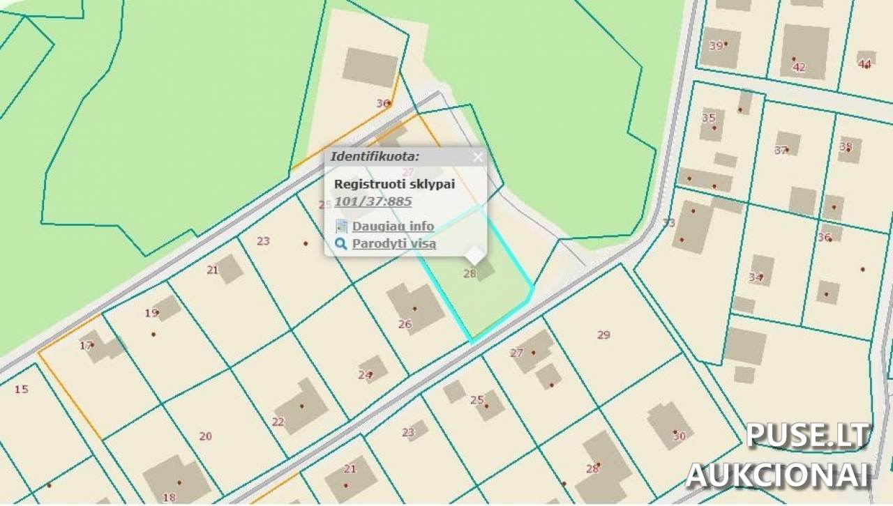 Žemės sklypas Sklypai Juodvarnių Sodų 24-oji g. 28, 10235 Vilnius, Lithuania 2