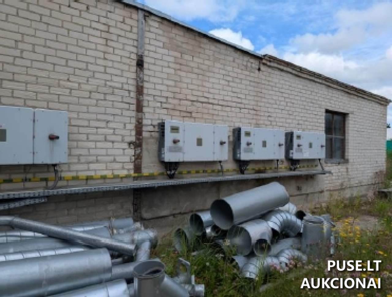 Fotomoduliai (1029 vnt.) ir inverteriai (7 vnt.); Fotomodulių montavimo konstrukcija Kitas turtas 9