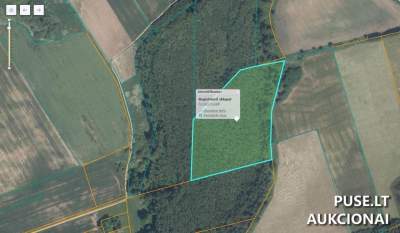 Miškų ūkio paskirties žemės sklypas Marijampolės rajone, Jacentavo kaimo vietoje, 2.85 ha už 9600 EUR