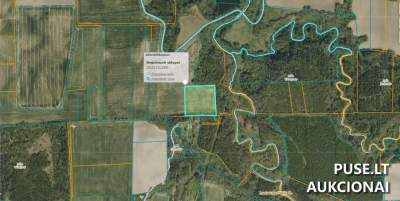 Parduodama 1/2 dalis žemės ūkio paskirties sklypo Kretingos r. sav. Gaudučių k. - 2475 EUR