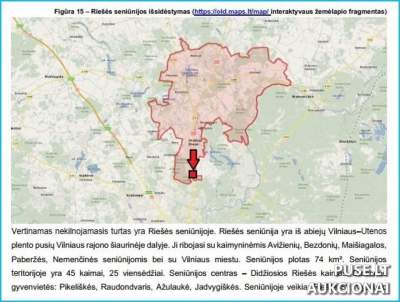 Gyvenamasis namas Vilniaus rajone, Didžiųjų Rieščių kaime, Senoji g. 5, pradinė kaina 376000 EUR