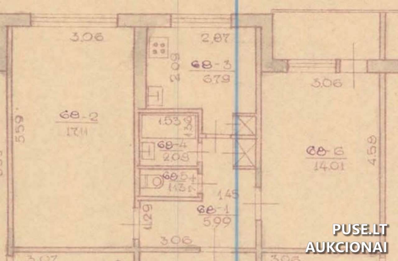 Butas Patalpos/Butai Respublikos g. 18, Naujoji Akmenė, 85180 Akmenės r. sav., Lithuania 1