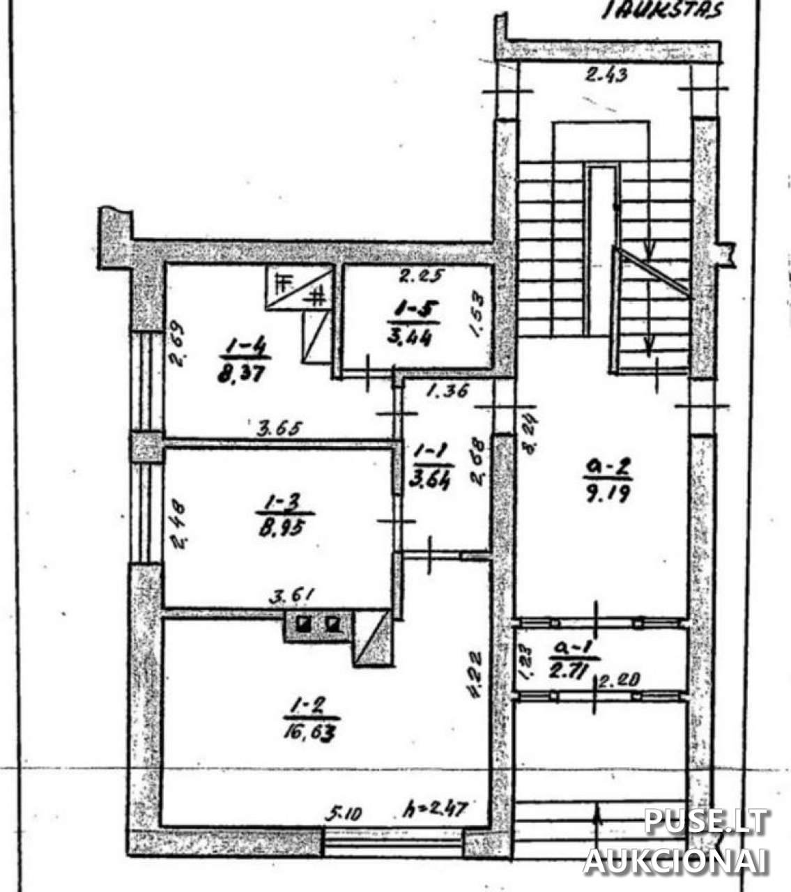 Butas Patalpos/Butai J. Jablonskio g. 21, 71293 Griškabūdis, Lithuania 1