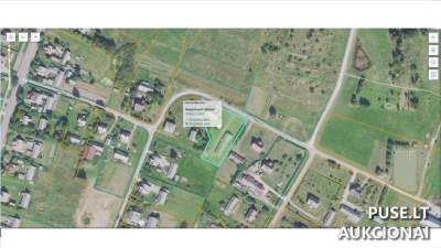 Žemės sklypo dalies pardavimas Kelmės rajone, Kiaunorių k., 2376 EUR, gyvenamosios paskirties
