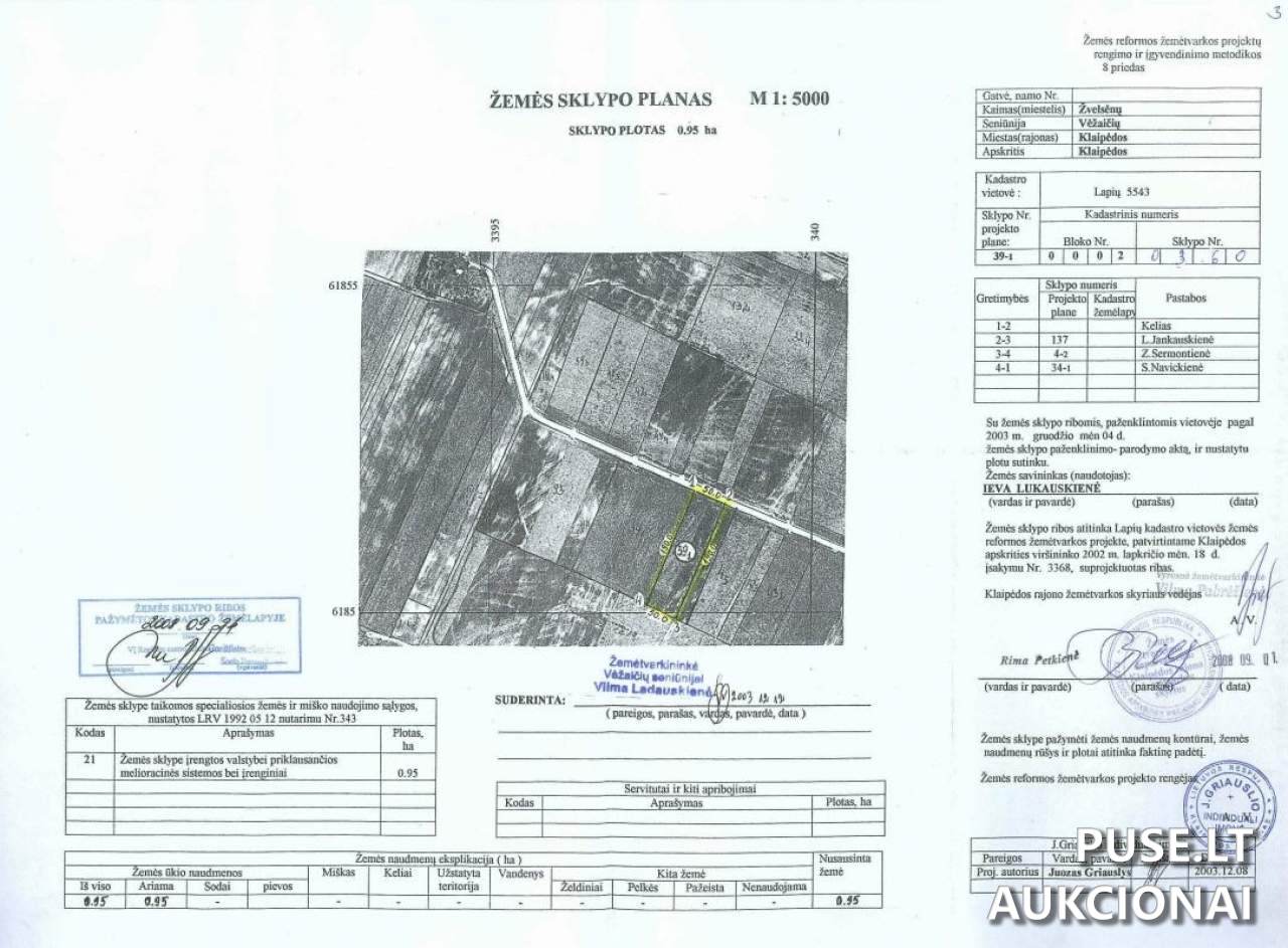 Žemės sklypas Sklypai Klaipėda District Municipality, Lithuania 1