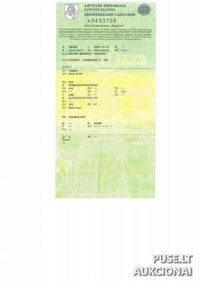 2014 m. Yamaha XJ6 motociklas Marijampolėje aukcione su 3500 EUR pradine kaina