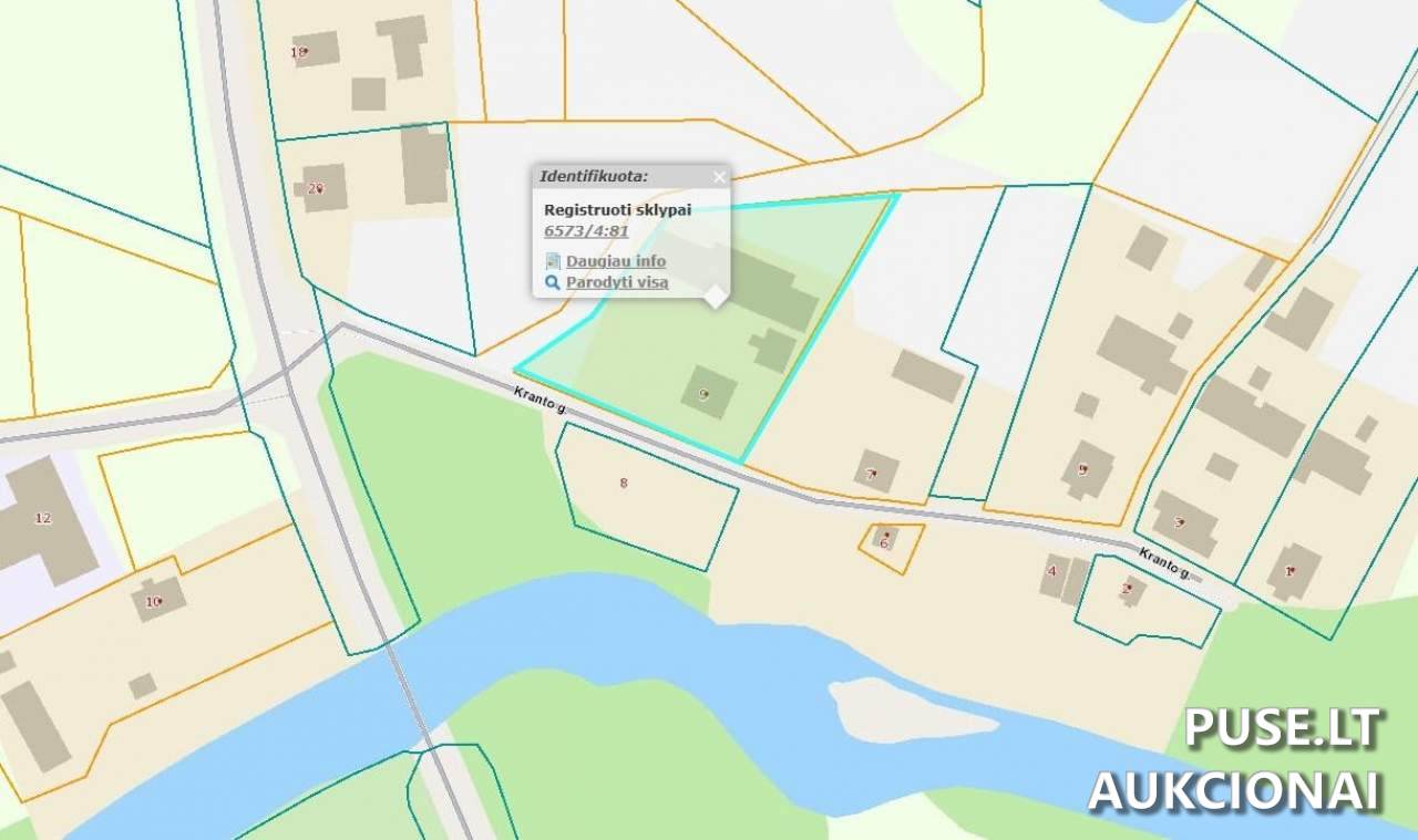 Žemės sklypas Sklypai Kranto g. 9, 83100 Sosdvaris, Lithuania 1