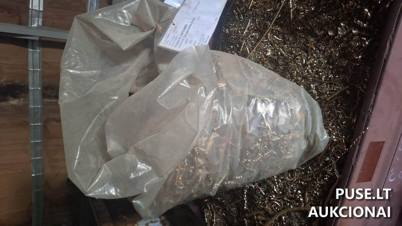 Žalvario drožlės, svoris - 0,270 t Kitas turtas 1
