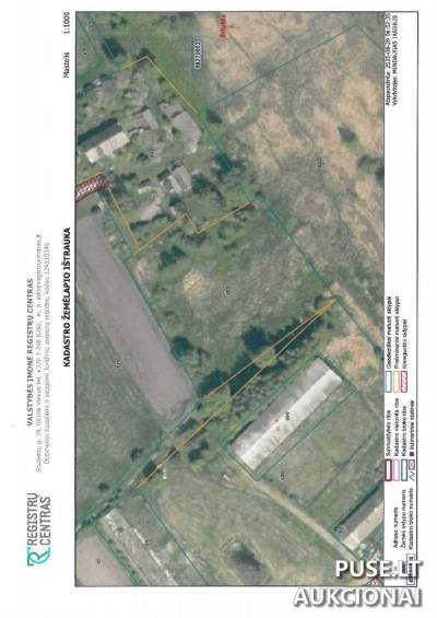 0.48 ha žemės ūkio sklypas Šilutės r., Ventės kaime, pradinė kaina 2256 EUR